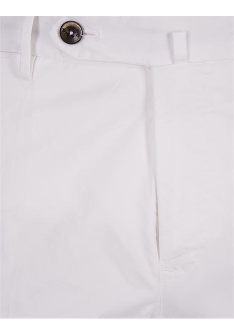 White Stretch Cotton Classic Trousers PT TORINO | DT01Z00CL1-RO05Y010