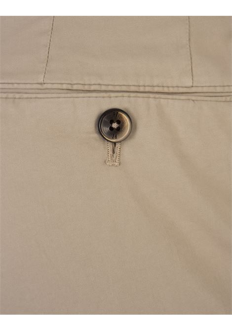 Beige Stretch Cotton Classic Trousers PT TORINO | DT01Z00CL1-RO05Y041