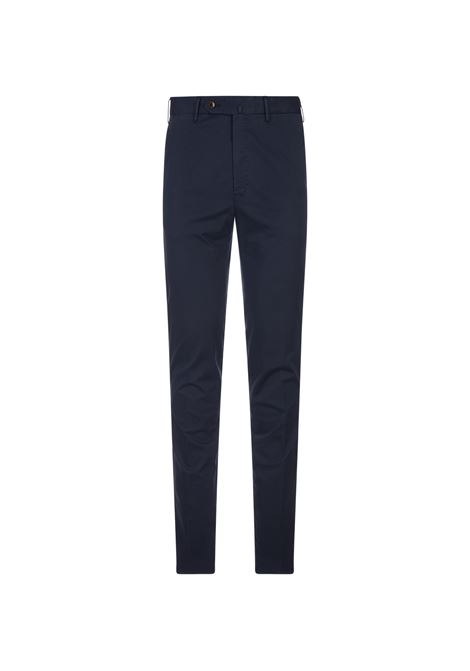 Blue Stretch Cotton Classic Trousers PT TORINO | DT01Z00CL1-RO05Y383