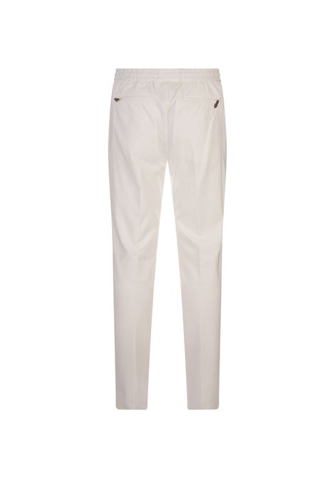 White Soft Fit Trousers PT TORINO | TSCNZA0CL1-VD020010