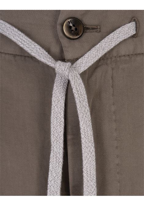 Mud Linen Blend Soft Fit Trousers PT TORINO | TTCNZA0CL1-PU31Y121