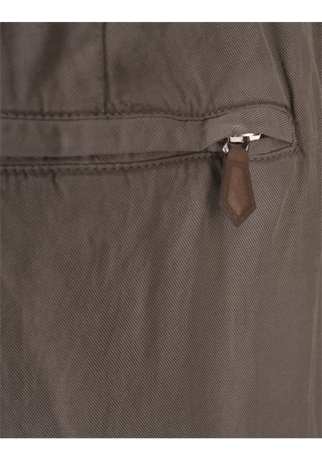 Mud Linen Blend Soft Fit Trousers PT TORINO | TTCNZA0CL1-PU31Y121