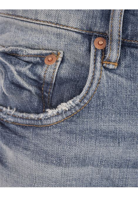 Jeans P001 Light Indigo Vintage PURPLE | P001-LIVI122LIGHT INDIGO