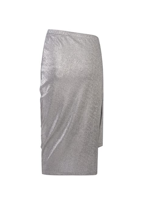 Silver Lurex Midi Skirt RABANNE | 20PJJU007VI0222P040