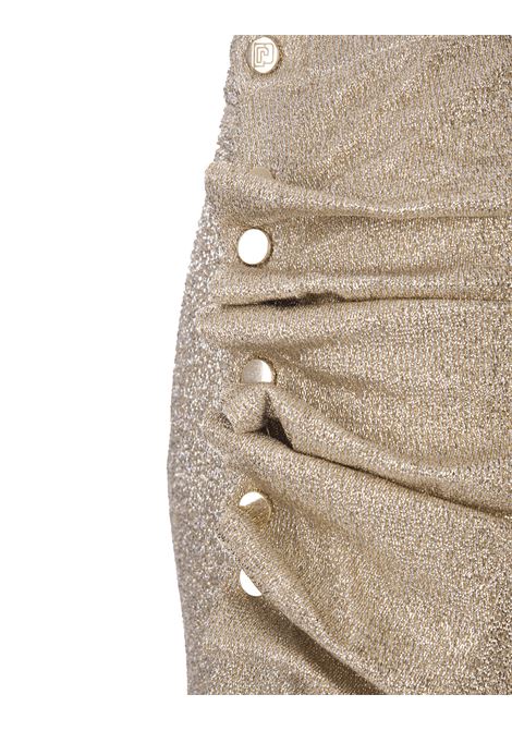 Gold Lurex Midi Skirt RABANNE | 21EJJU007VI0261M042