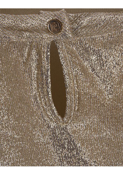 Gold Lurex Short Dress RABANNE | 22PJRO413VI0261M042