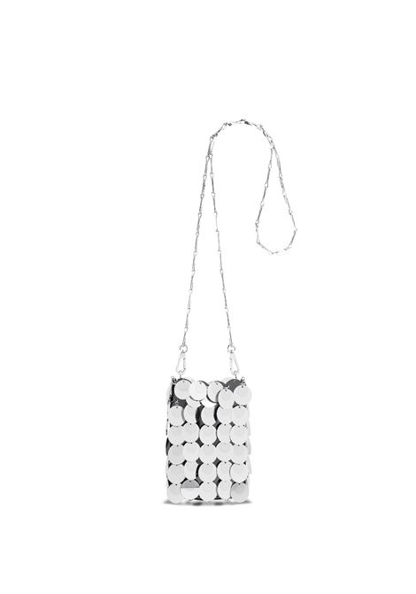 Sac Soir Sparkle Mini Bag In Silver RABANNE | 23ASS0094PLX001P040
