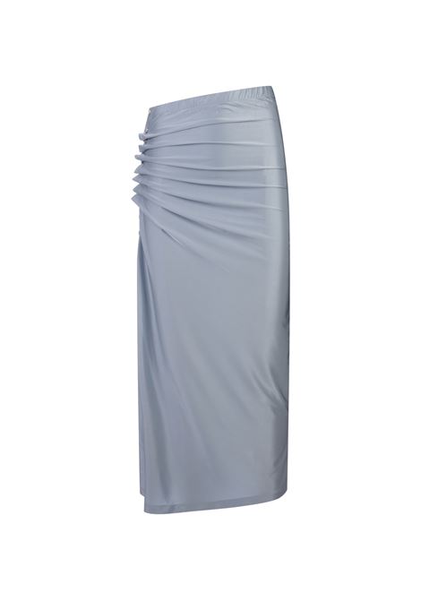 Faded Blue Draped Long Skirt RABANNE | Skirts | 24EJJU515VI0267P459