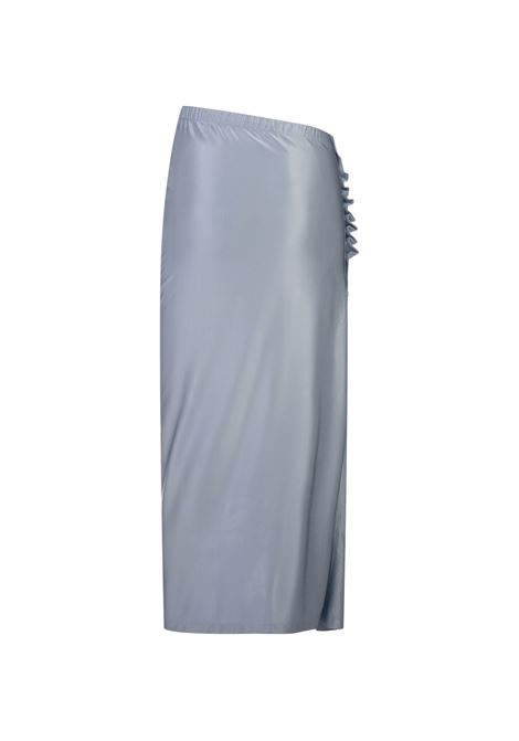 Faded Blue Draped Long Skirt RABANNE | 24EJJU515VI0267P459