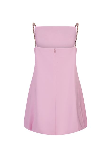 Pink Floral Mini Dress RABANNE | 24PCRO738LA0318P698