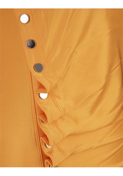 Drap? Pression Mini Dress In Yellow RABANNE | 24PJRO413VI0267V814