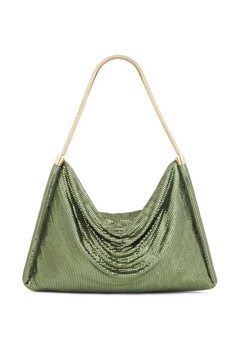 Green Mesh Tube Shoulder Bag RABANNE | 24PSS0372MET588P395