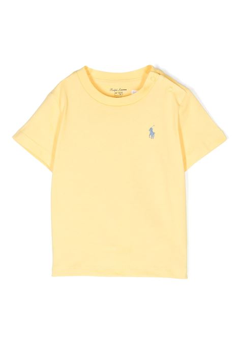 Yellow T-Shirt With Blue Pony RALPH LAUREN KIDS | 320-832904126