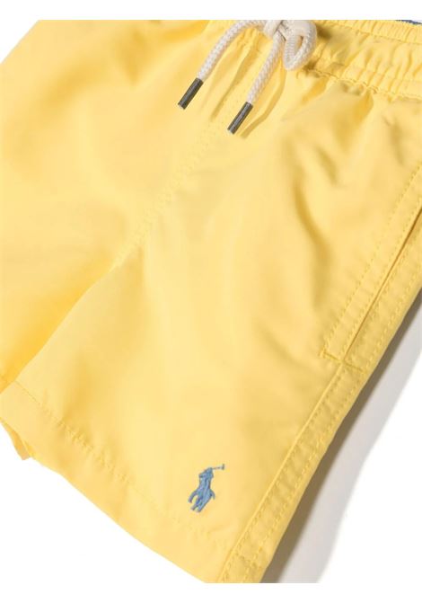 Yellow Swimwear With Light Blue Pony RALPH LAUREN KIDS | 320-934463002