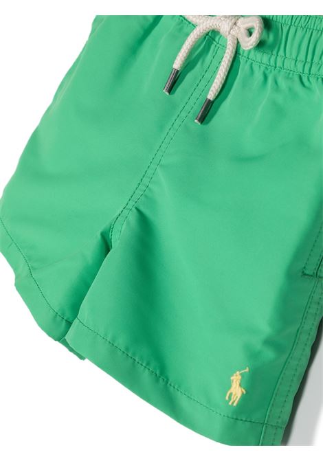 Green Swimwear With Yellow Pony RALPH LAUREN KIDS | 320-934463003