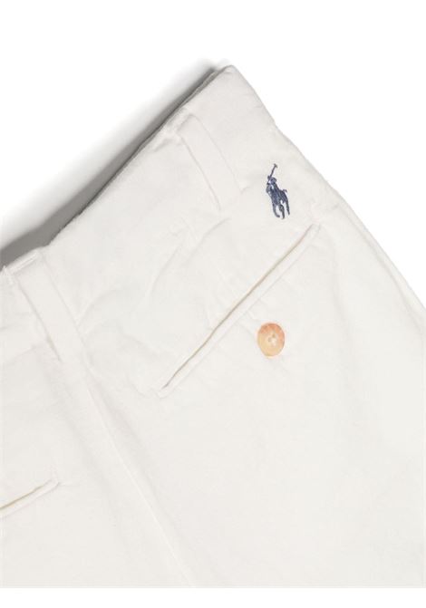 Polo Pony Shorts In White RALPH LAUREN KIDS | 322-932984001