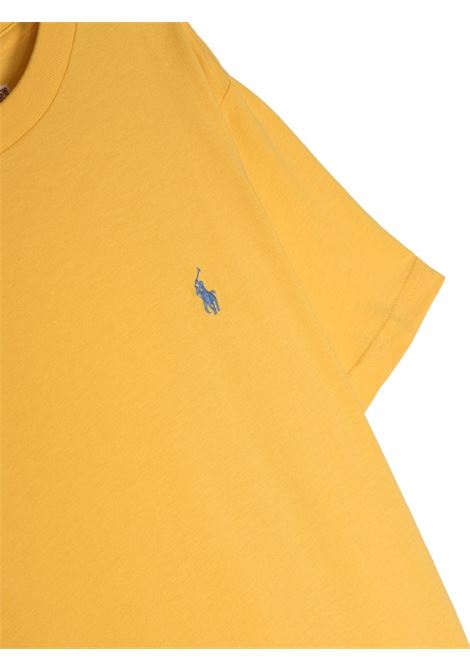 Yellow T-Shirt With Blue Pony RALPH LAUREN KIDS | 323-832904146