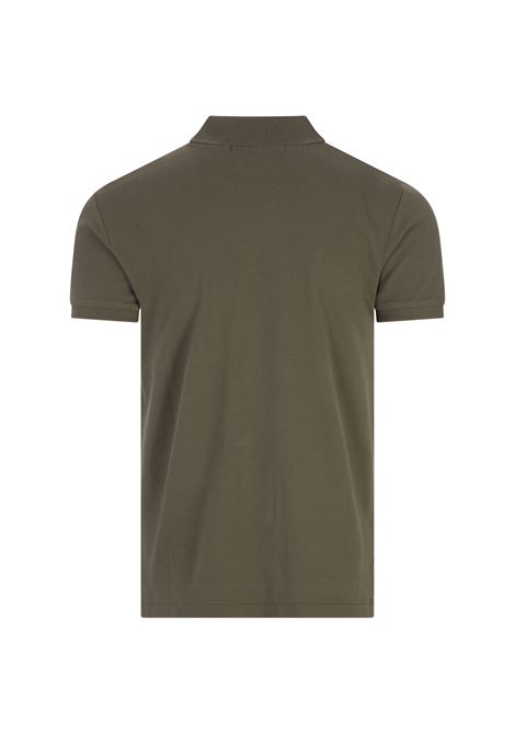 Slim-Fit Polo Shirt In Military Green Piqu? RALPH LAUREN | 710-536856352