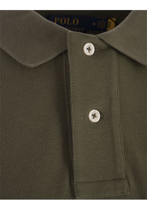 Slim-Fit Polo In Military Green Piqu? RALPH LAUREN | 710-536856352