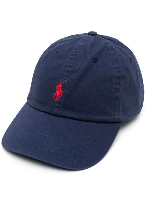 Night Blue Baseball Hat With Red Pony RALPH LAUREN | 710-548524014