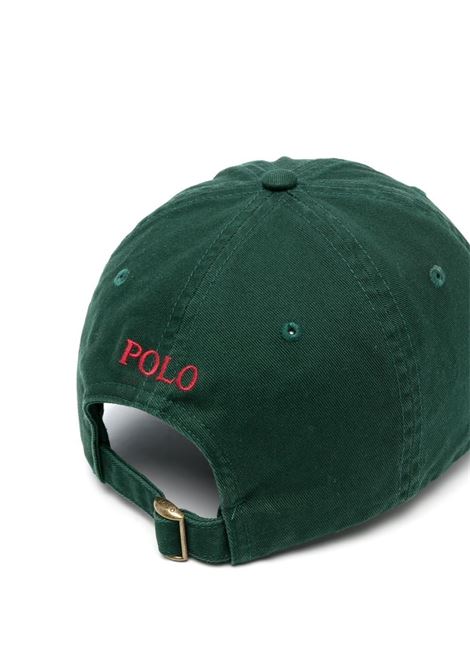 Dark Green Baseball Hat With Contrasting Pony RALPH LAUREN | 710-667709031