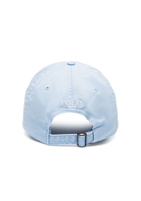Cappello Da Baseball Azzurro Cielo Con Pony a Contrasto RALPH LAUREN | 710-667709082