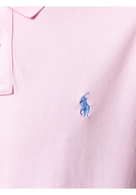 Pink And Blue Slim-Fit Pique Polo Shirt RALPH LAUREN | 710-795080004