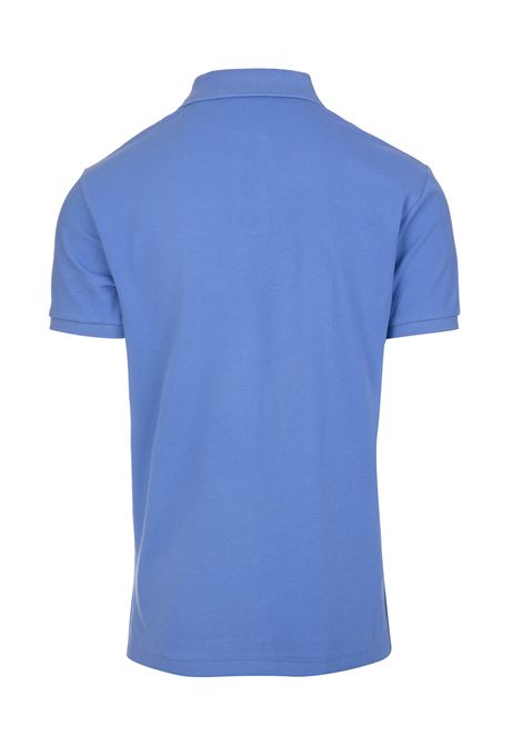 Light Blue and Blue Slim-Fit Pique Polo Shirt RALPH LAUREN | 710-795080015