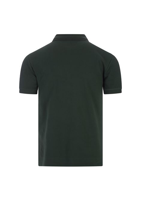 Forest Green And Red Slim-Fit Piquet Polo Shirt RALPH LAUREN | 710-795080018