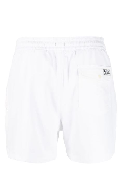 White Swim Shorts With Embroidered Pony RALPH LAUREN | 710-910260001