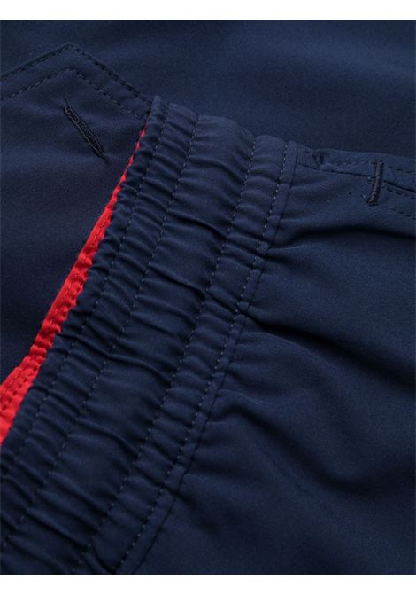 Navy Blue Swim Shorts With Embroidered Pony RALPH LAUREN | 710-910260004