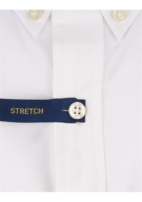 White Stretch Cotton Slim Fit Shirt RALPH LAUREN | 710-928254002
