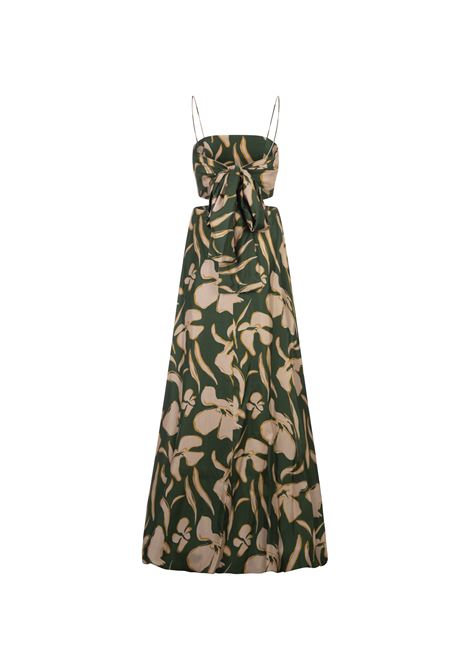 Bali Long Dress In Green Floral RAQUEL DINIZ | 5L000113363B
