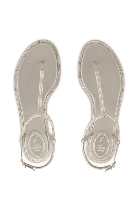 Grey Diana Low Jewel Sandals RENE' CAOVILLA | C11574-010-R001V232