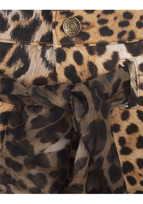 Jaguar Skin Print Shorts ROBERTO CAVALLI | SKJ208-DAG3400504