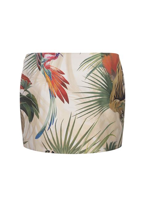 Jungle Print Mini Skirt ROBERTO CAVALLI | SKT310-4QI8809000