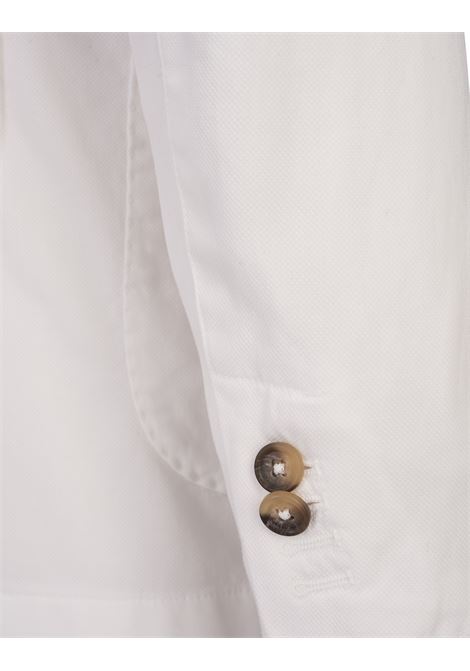 White Oxford Cotton Blazer RUSSO CAPRI | 3111/0000