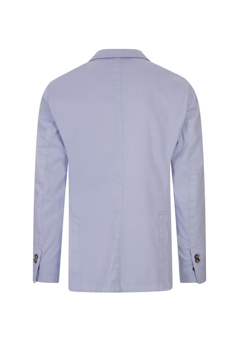 Light Blue Oxford Cotton Blazer RUSSO CAPRI | 3111/0012