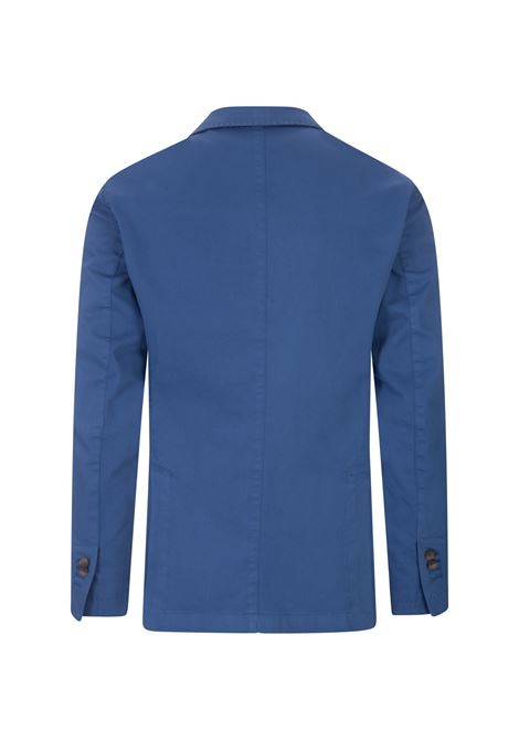 Cobalt Blue Oxford Cotton Blazer RUSSO CAPRI | 3111/0042