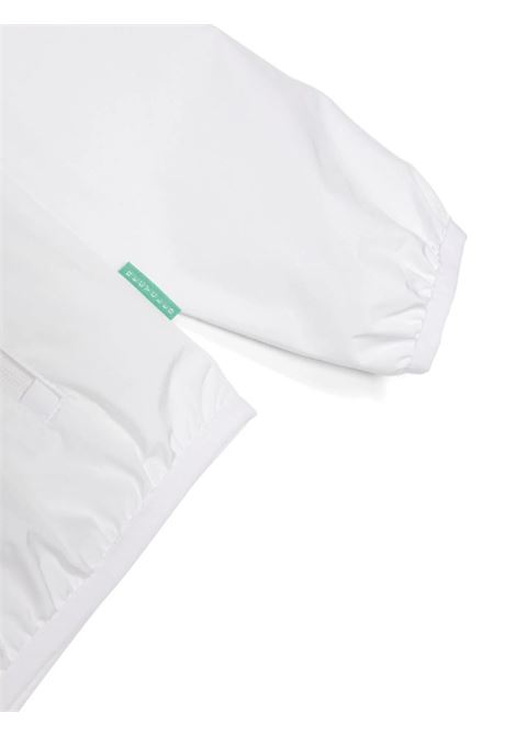 Hooded Windbreaker Jacket In White SAVE THE DUCK KIDS | J30036X-WIND1800000