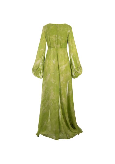 Green Long Dress With Print STELLA JEAN | SS24SJA711B027