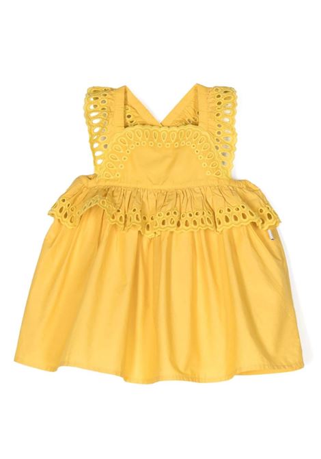 Yellow Sangallo Lace Dress STELLA MCCARTNEY KIDS | TU1192-Z1594204