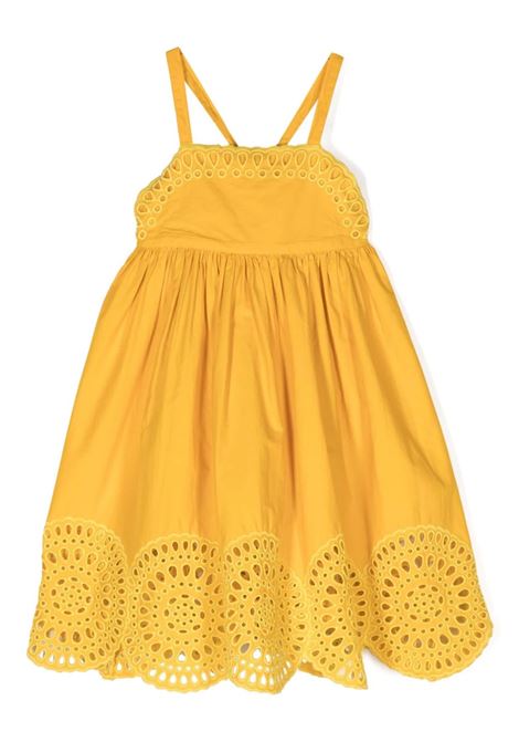 Yellow Sangallo Cami Dress STELLA MCCARTNEY KIDS | TU1B92-Z1594230