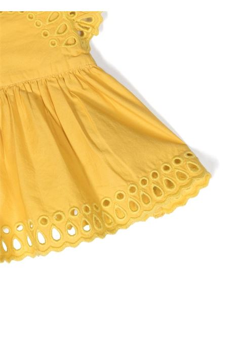 Yellow Sangallo Lace Top STELLA MCCARTNEY KIDS | TU5541-Z1594204