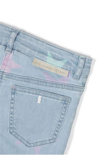 Jeans Skinny Blu Con Stampa Stella Star STELLA MCCARTNEY KIDS | TU6E60-Z0863600MC