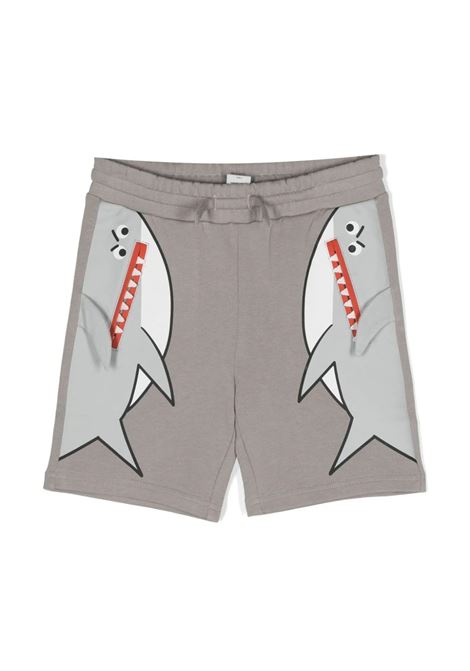 Double Shark Motif Jersey Shorts STELLA MCCARTNEY KIDS | TU6P59-Z0499909