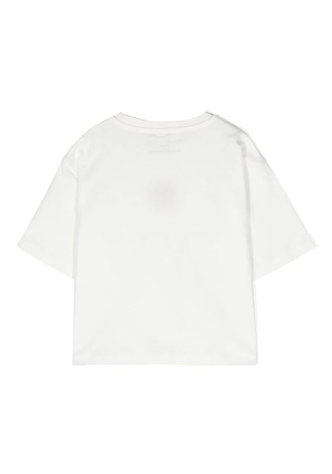 White T-Shirt With Embroidered Heart STELLA MCCARTNEY KIDS | TU8D51-Z0434101