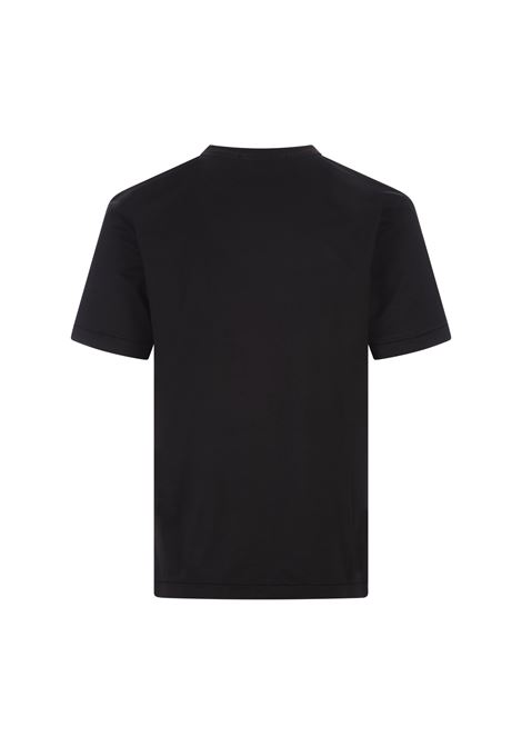 Black 60/2 Cotton T-Shirt STONE ISLAND | 801524113A0029