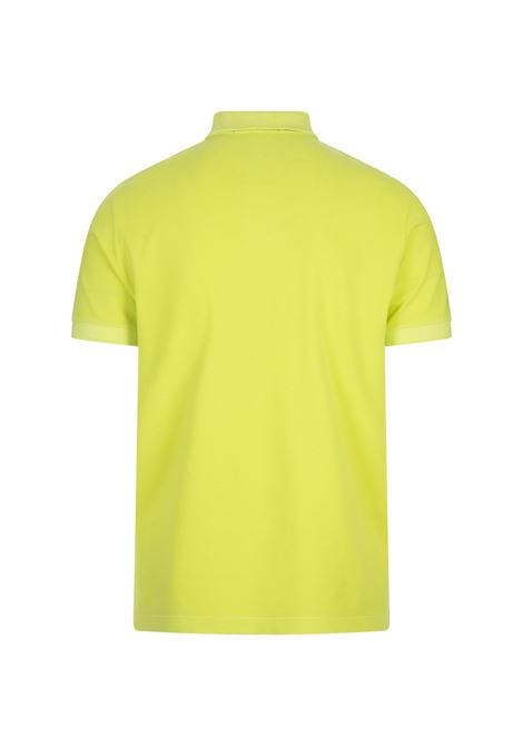 Yellow Pigment Dyed Slim Fit Polo Shirt STONE ISLAND | 80152SC67V0031