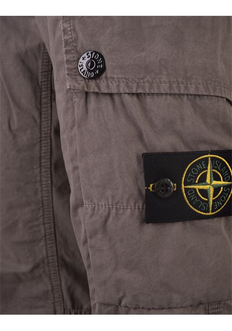Dove Cargo Trousers With OLD Effect STONE ISLAND | 8015303WAV0192
